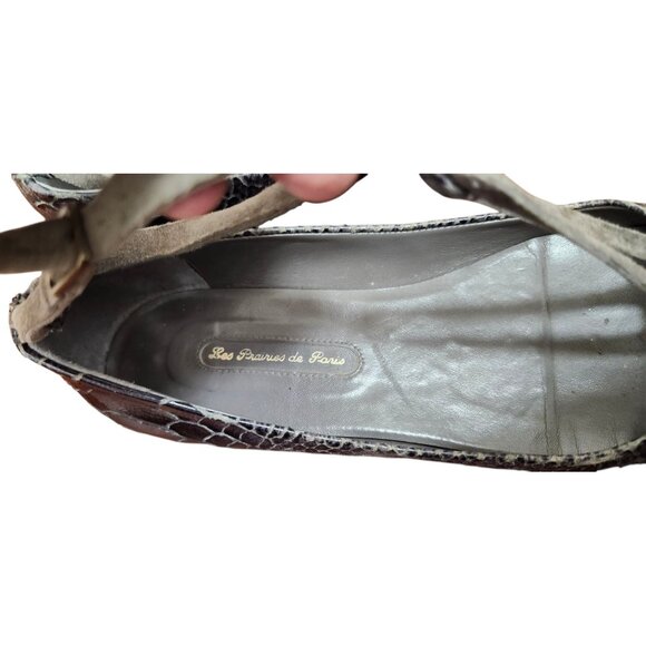 Les Prairies de Paris - Grey Flat ballerinas Size EU 37/US 6.5 - Picture 12 of 16